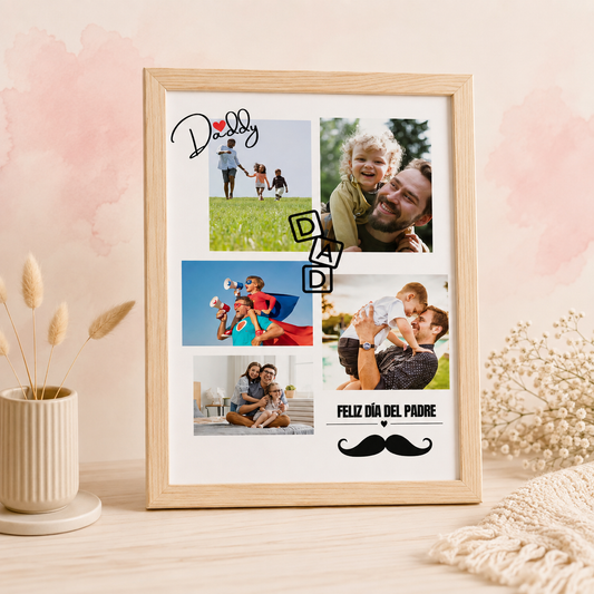 Marco de fotos personalizado Día del Padre