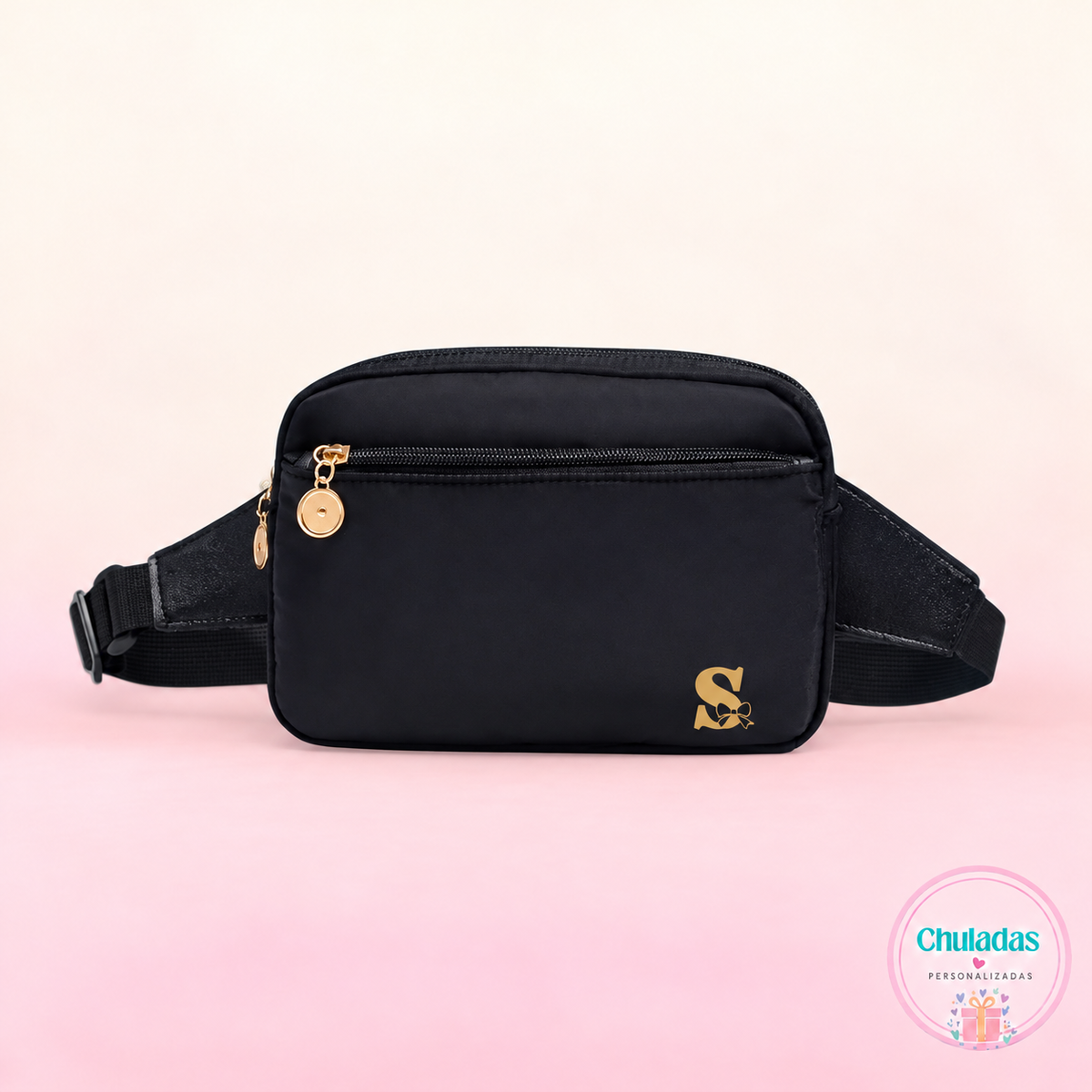 Bolso / riñonera negro personalizado