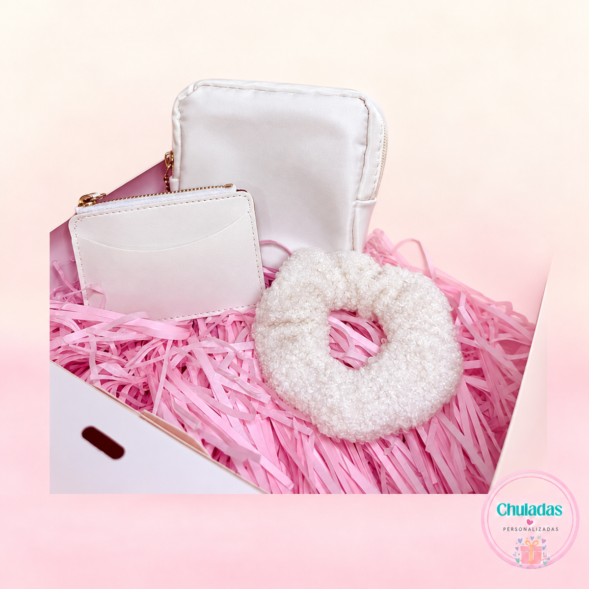 Caja regalo blanca personalizada