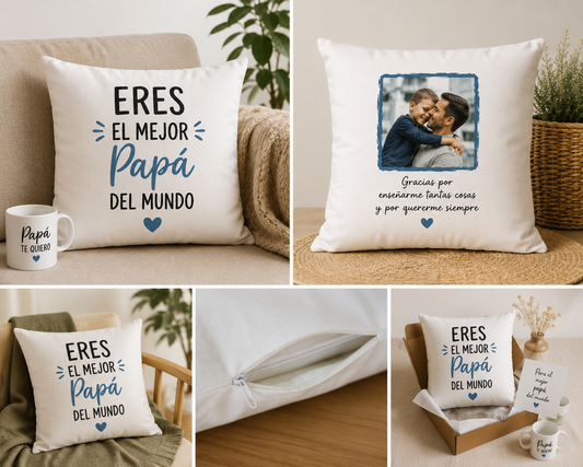 Cojines personalizados para papá - Chuladas Personalizadas
