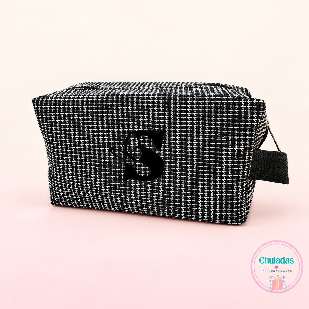 Neceser negro personalizado