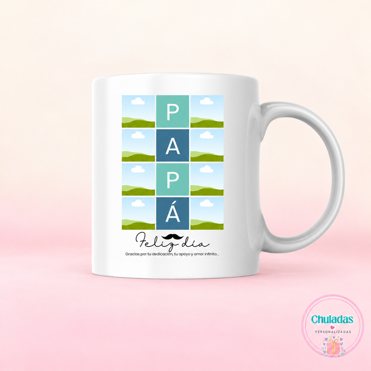 Taza PAPA personalizada