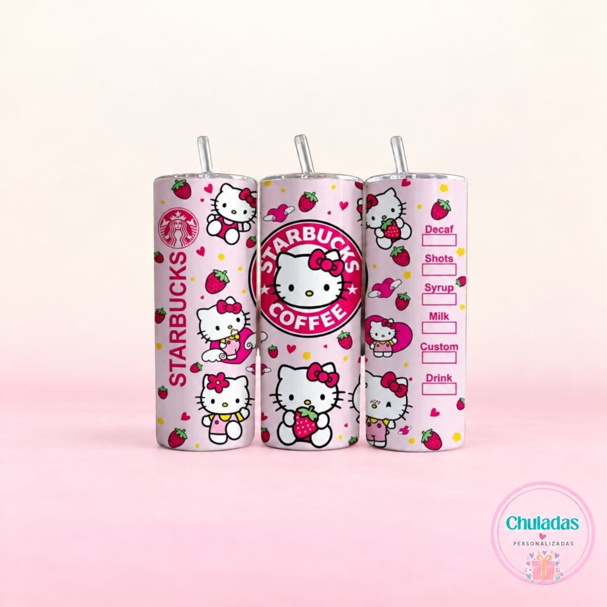 Termo Hello Kitty Star Coffee personalizado