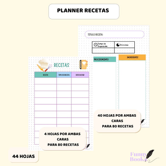 Plantillas para recetas