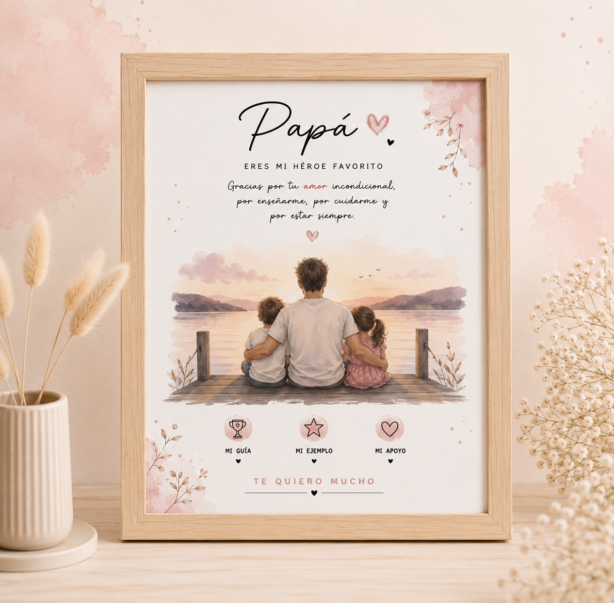 Marco de fotos personalizado Día del Padre