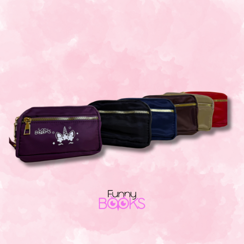 Cartera bolsillos tela