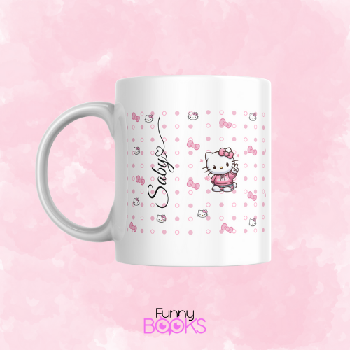 Taza Hello Kitty y nombre