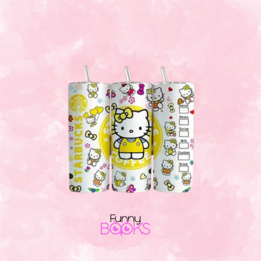 Termo de Hello Kitty amarillo